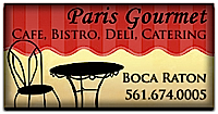 Paris Gourmet Deli Boca Raton Restaurant.